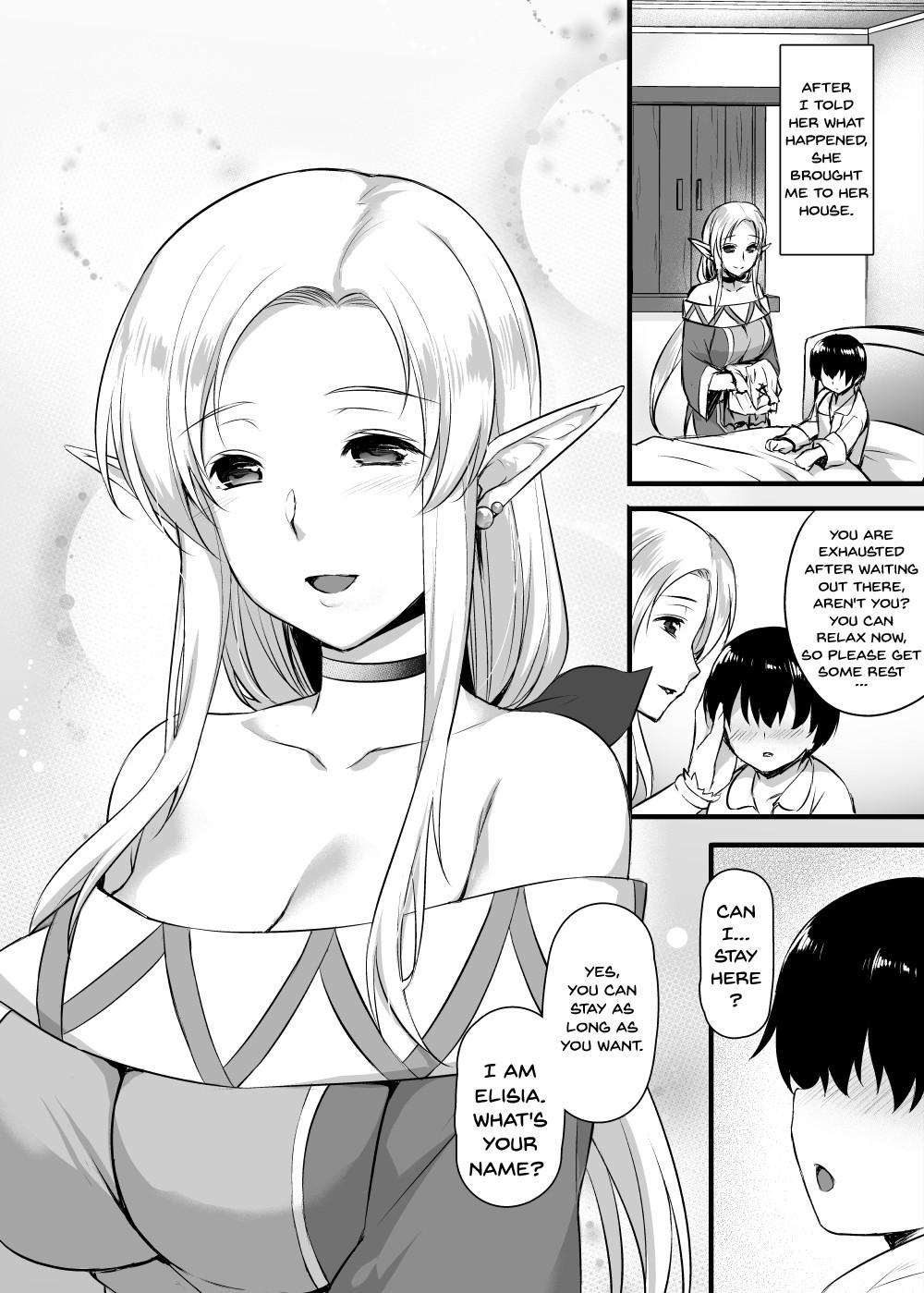Hentai Manga Comic-Elf's Mom ~She Gets Raped By Orcs In From Of Her Son~-Read-3